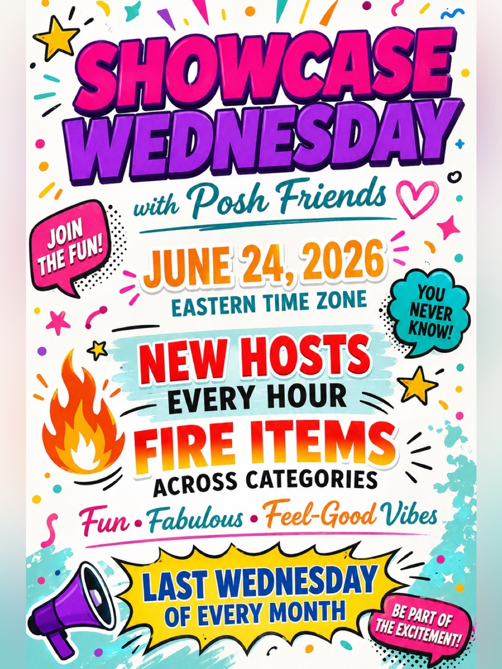 JUNE 24th SHOWCASE WEDNESDAY Raid Train Come JOIN US!!